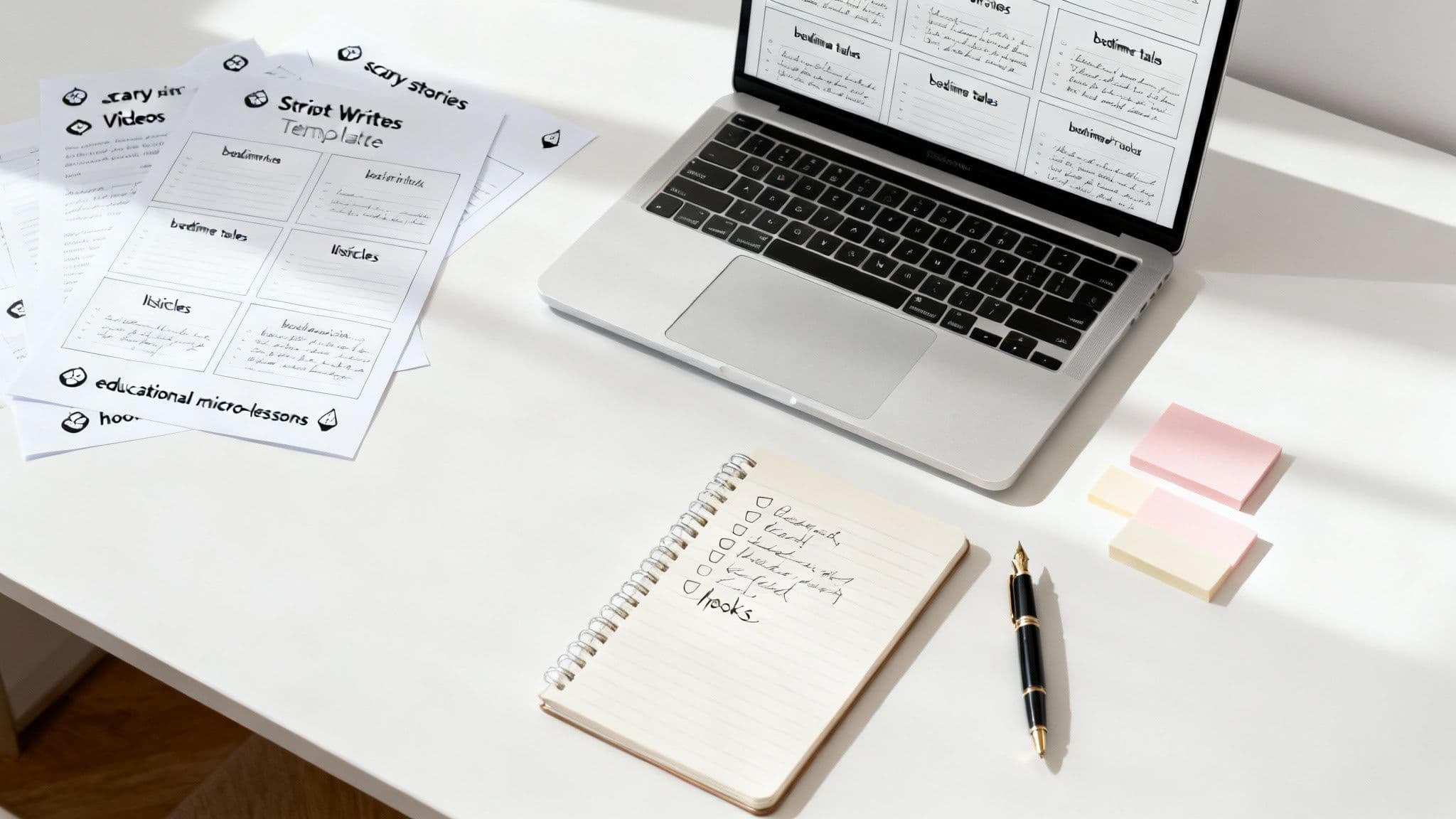 free script writing templates: 12 picks for viral videos