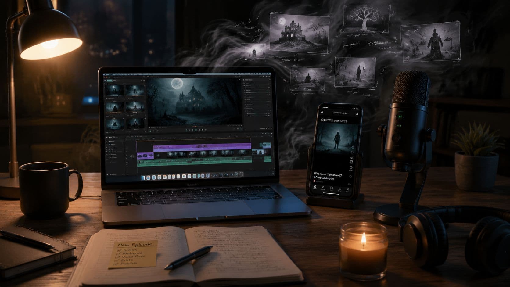 How to Build a Scary Story Maker Short-Video Workflow